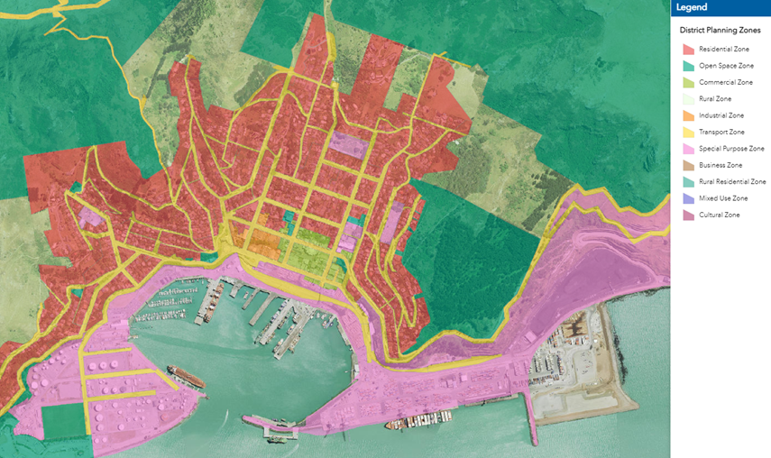 District Planning Zones Lyttelton